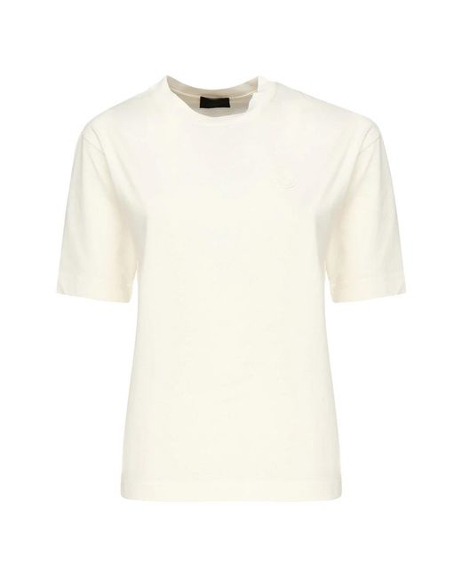 Moncler White T-Shirts