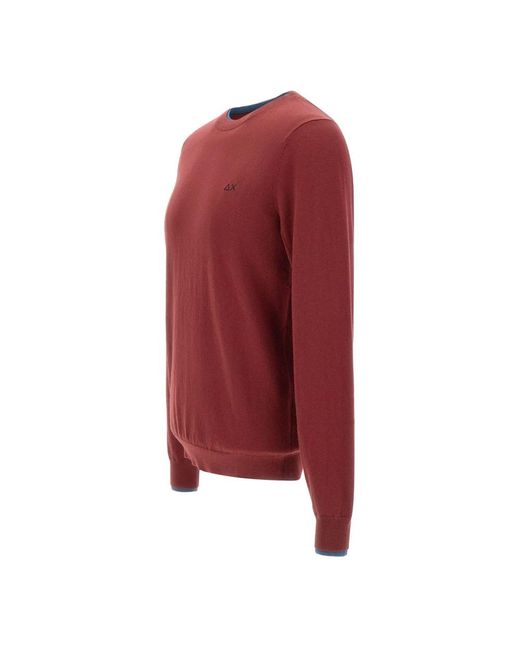 Sun 68 Sweaters Rood in het Red voor heren