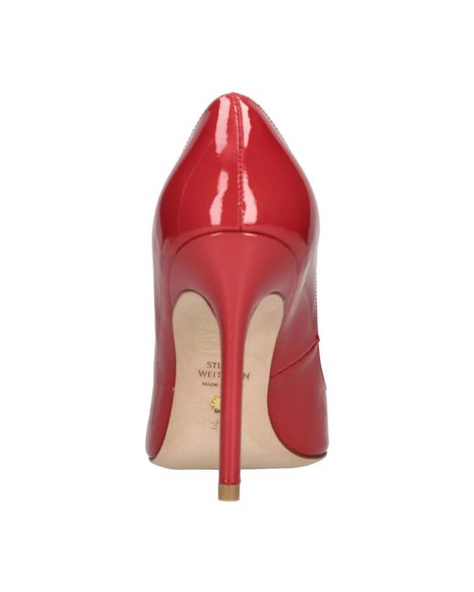 Stuart Weitzman Red Stuart 100 Scllop