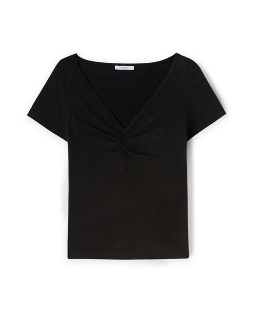 CECIL T-Shirt Mit Raffung Für Damen In Blau | CECI Produktbild-Vorschau 5