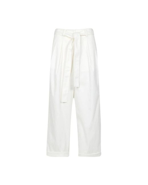 Straight Trousers MSGM de color White