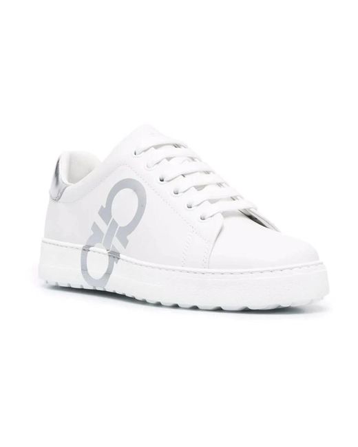 Ferragamo White Sneakers