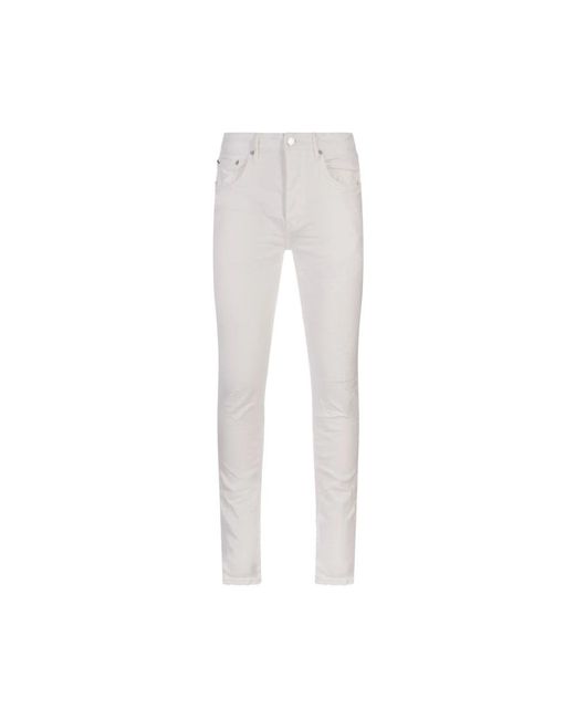Jeans > slim-fit jeans Purple Brand pour homme en coloris White