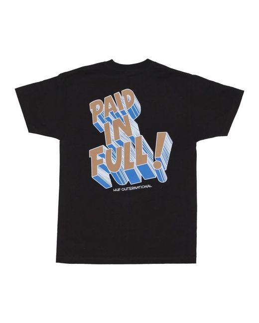 Huf T-Shirts in het Black voor heren