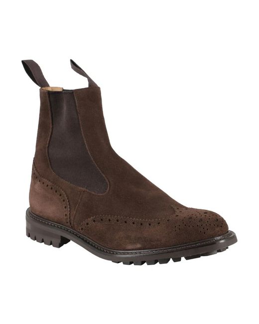 Tricker's Brown Chelsea Boots for men