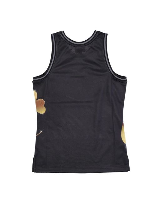 Mitchell & Ness Fitness ,Zwart ,Polyester Boston Celtics Tank Top Hardwood Classics in het Black voor heren