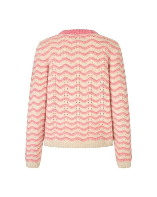Lolly's Laundry Pink Round-Neck Knitwear