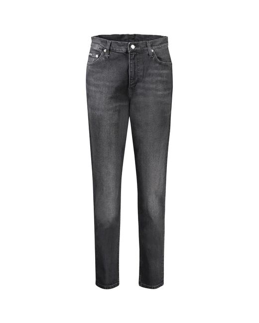 Slim-Fit Jeans Calvin Klein de color Gray