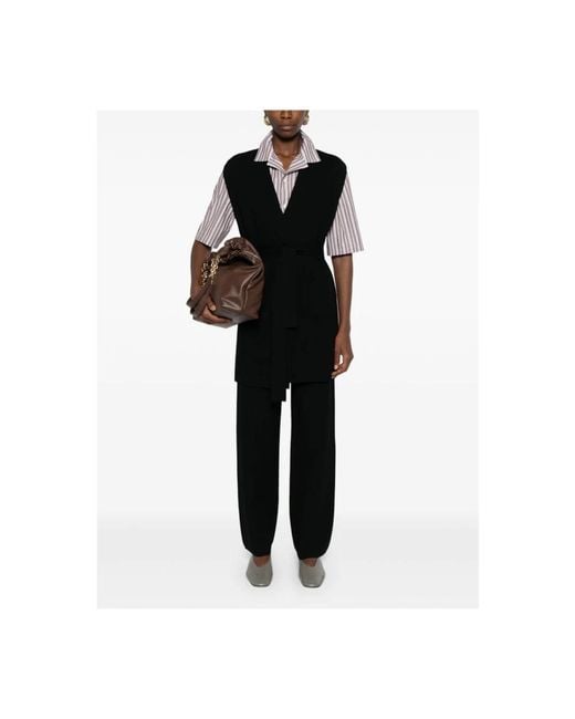 Max Mara Black Wide Trousers