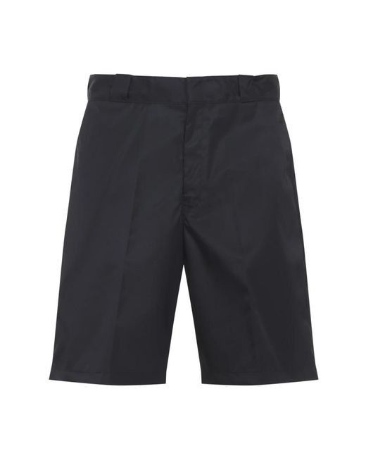 Prada Gray Casual Shorts for men