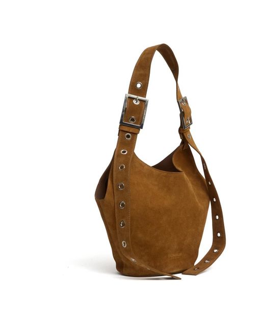 Dondup Brown Bucket Bag