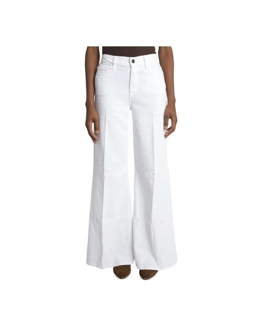 FRAME White Wide Trousers