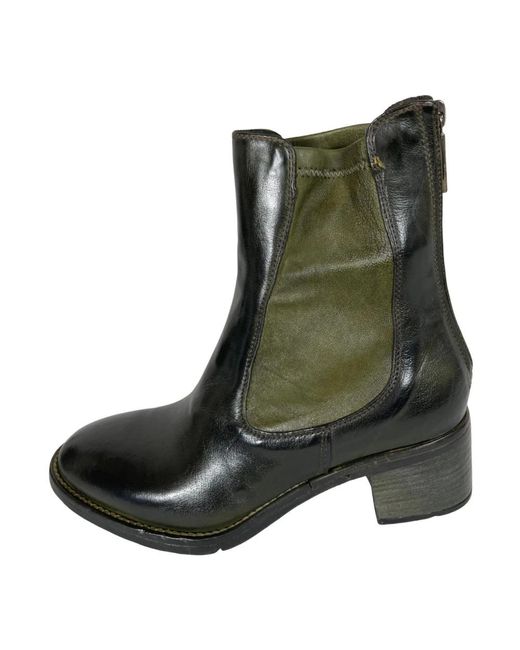 LEMARGO Green Heeled Boots