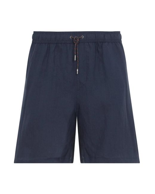 Sease Blue Casual Shorts for men