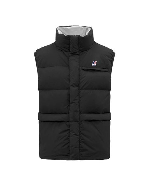K-Way Black Waistcoats for men