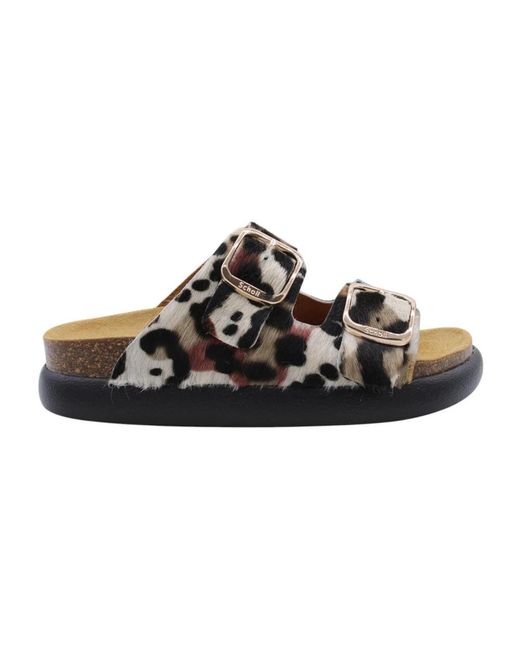 Scholl Black Sliders