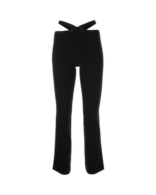 T By Alexander Wang Black Cropped Trousers