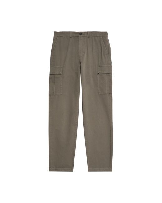 Lyle & Scott Gray Straight Trousers for men