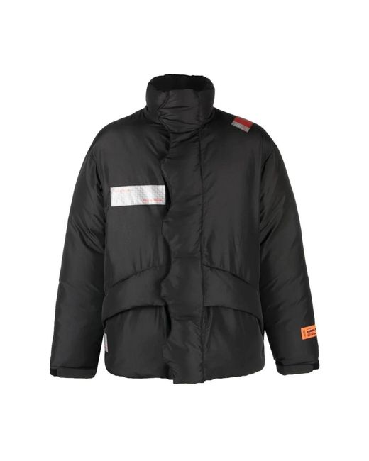 Heron Preston Black Winter Jackets for men