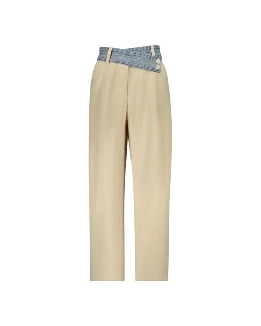 Desigual Natural Straight Trousers