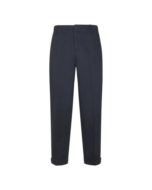 Straight Trousers Dondup de hombre de color Blue