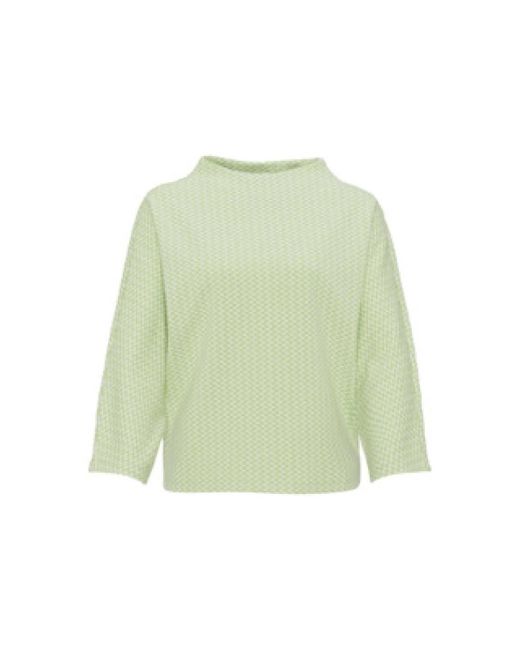 Opus Veelzijdige Effen Kleur Coltrui in het Green