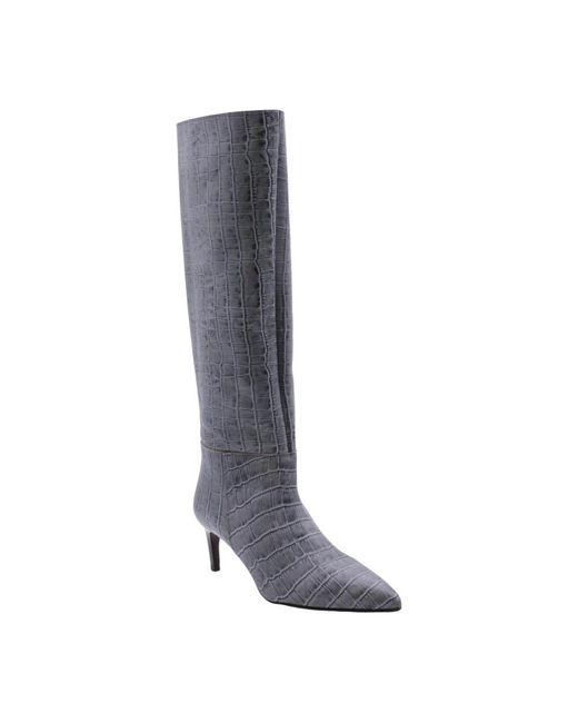 March23 Blue High Boots