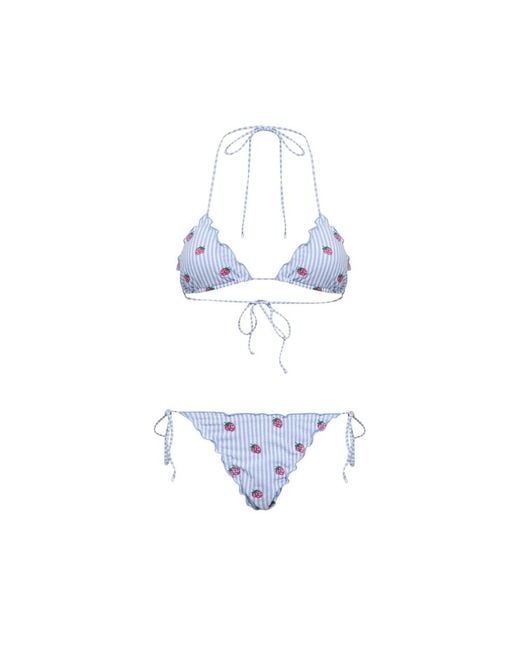 Mc2 Saint Barth Blue Bikinis