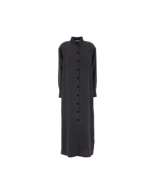 THE NINA STUDIO Black Shirt Dresses