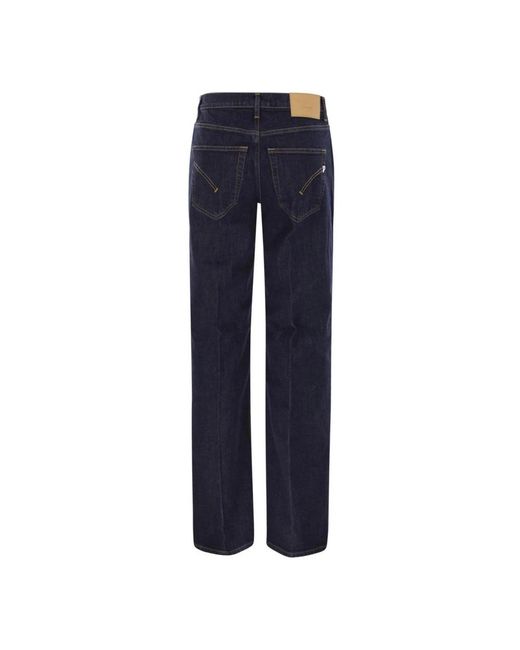 Dondup Blue Straight Fit Jeans