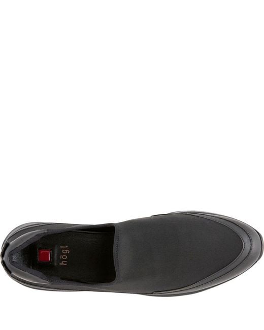Högl Black Chunky Chelsea Lederstiefel