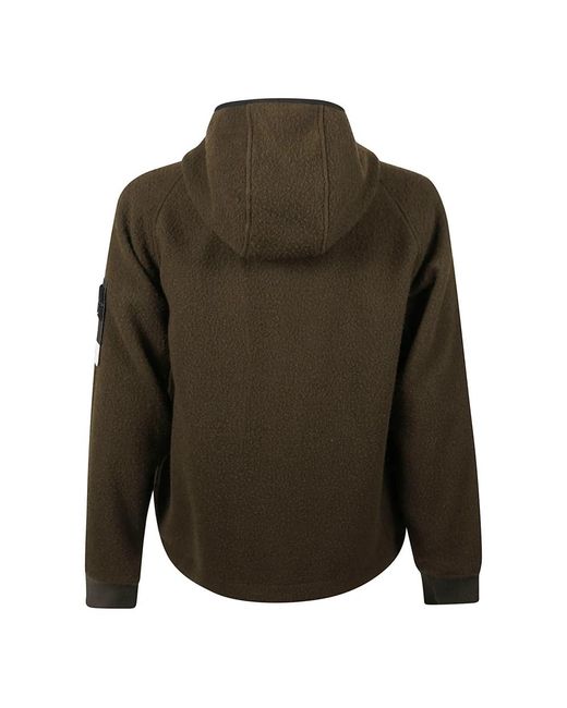 Stone Island Truien & Vesten ,Groen ,Logo Patch Jacket in het Green voor heren