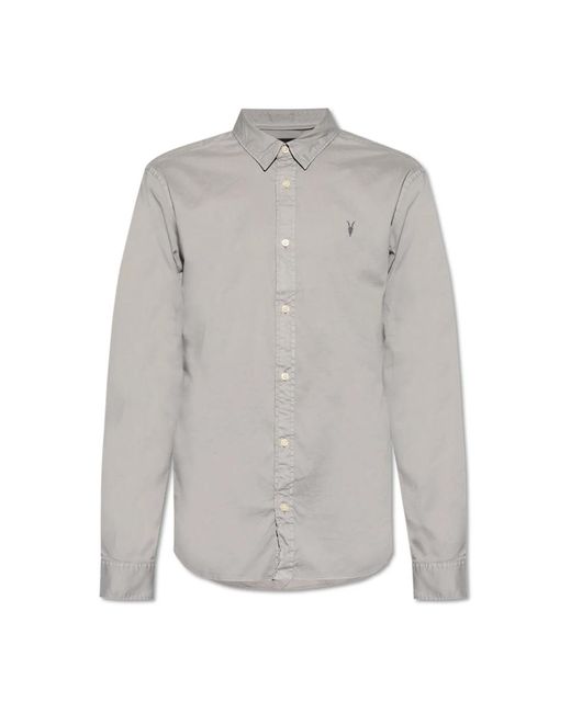 Formal Shirts AllSaints de hombre de color Gray