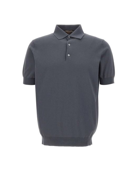 FILIPPO DE LAURENTIIS Blue Round-Neck Knitwear for men