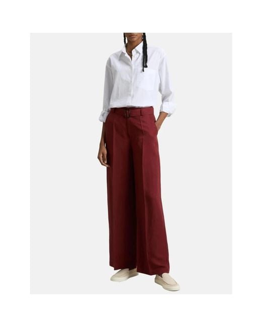 Woolrich Red Wide Hosen