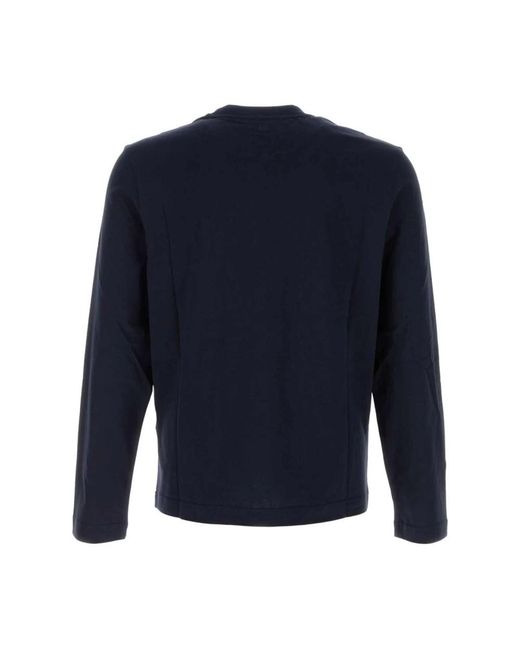 AMI Blue Long Sleeve T-Shirts for men