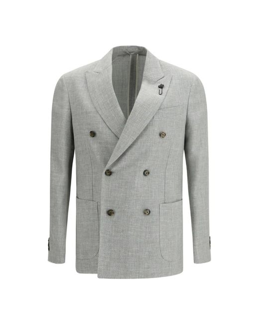 Lardini Giacca Roma Blazer in het Gray voor heren