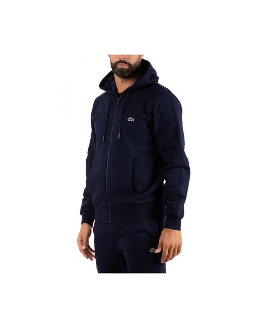 Lacoste Blue Zip-Throughs for men
