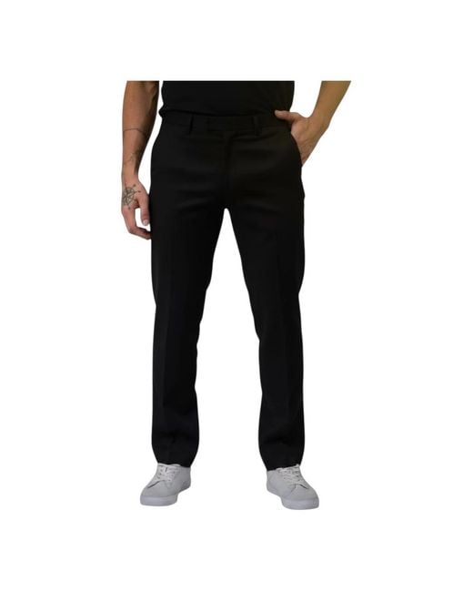 Calvin Klein Black Slim-Fit Trousers for men