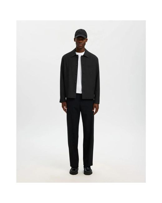 SELECTED Robert Overshirt in het Black voor heren