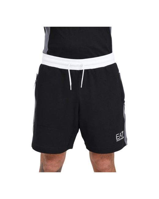 EA7 Short Shorts in het Black voor heren