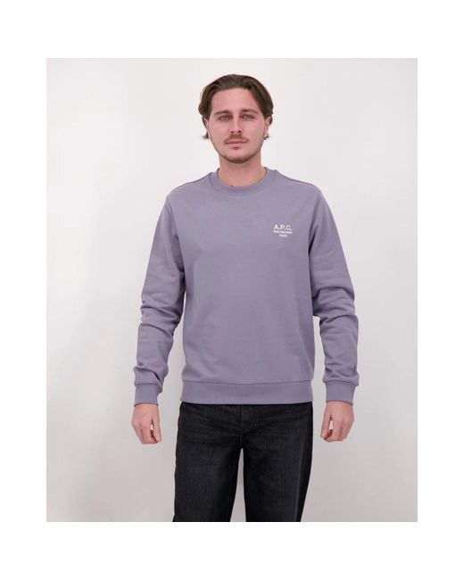 A.P.C. Purple Sweatshirts for men