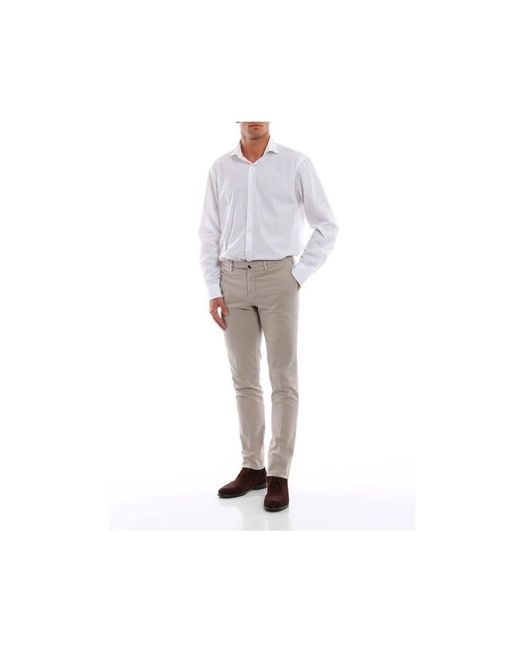 Incotex Gray Chinos for men
