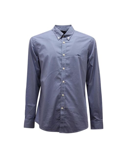 Harmont & Blaine Blue Casual Shirts for men