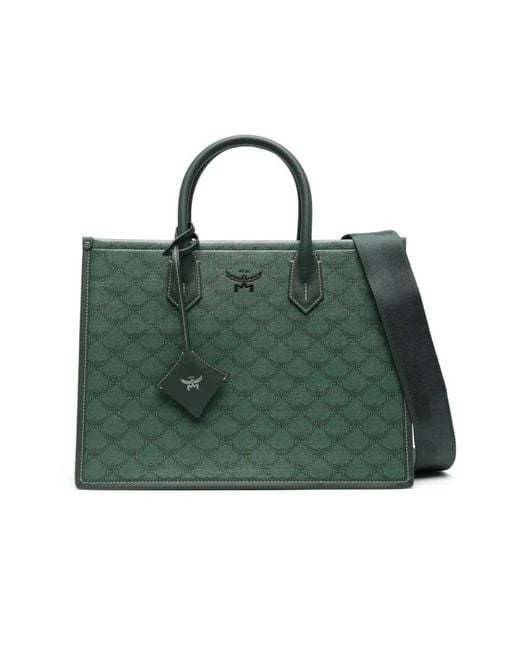 MCM Green Shopping Bags