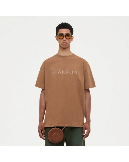 T-Shirts flâneur de hombre de color Brown