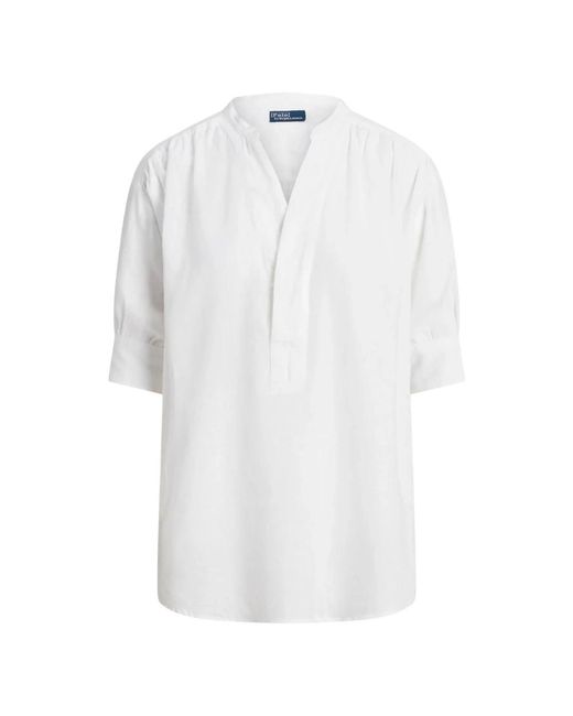 Camisa, Mujer, Talla Polo Ralph Lauren de color White