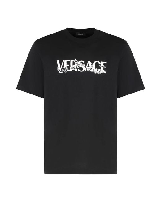 T-Shirts Versace de hombre de color Black