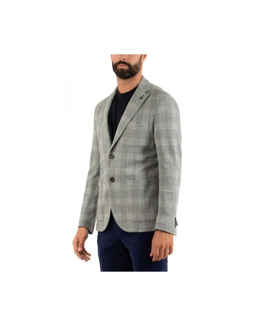 Paoloni Gray Blazers for men