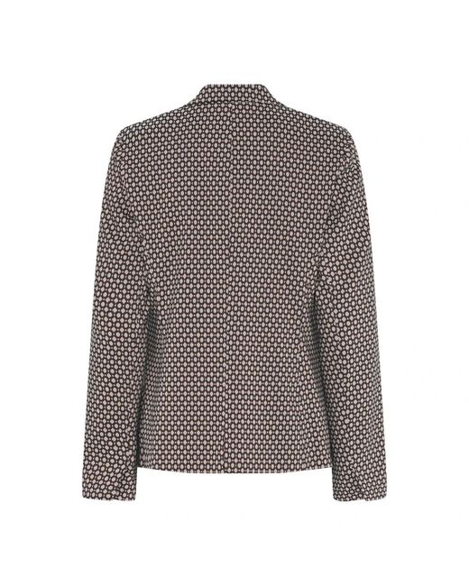 Cro Jassen ,Bruin ,Leer 3769-Chain Blazer in het Brown